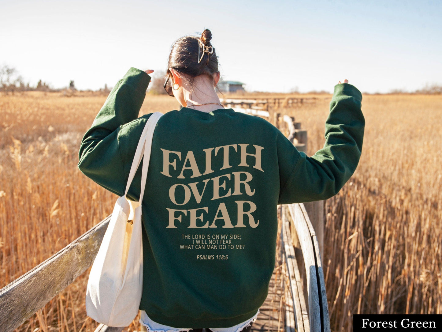 Faith Over Fear Sweater