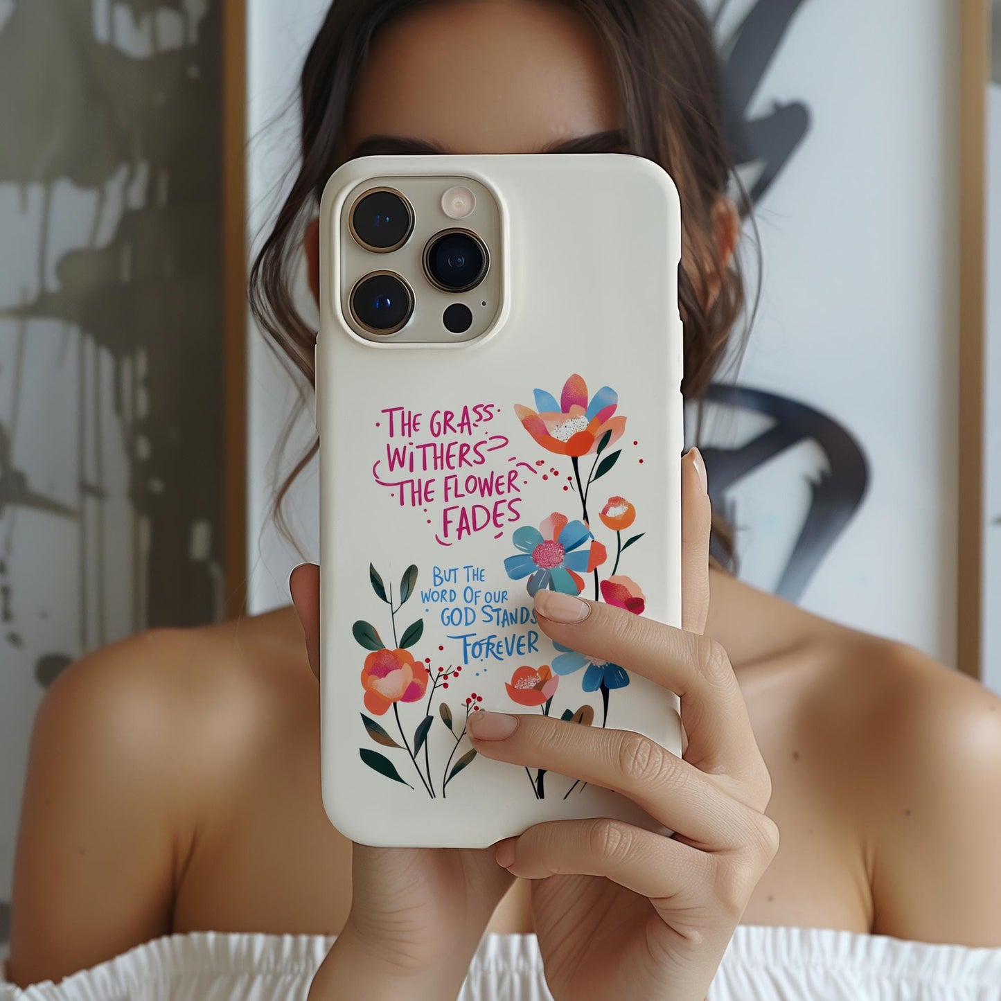 Christian Floral Phone Case