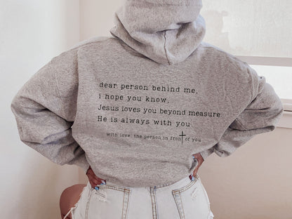 Dear Person Behind Me Hoodie V3